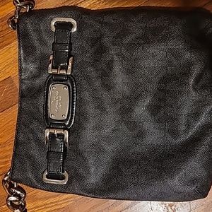 Michael Kors Black & Gray Crossbody